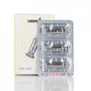 Оригинальный сменный испаритель Smoant Baby Mesh 0.6 ohm на сетке для под систем Чарон Бейби